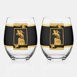 Armenian Hero Stemless Wine Glass