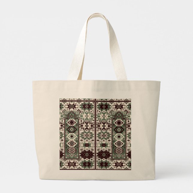 Armenian Large Tote Bag (Back)
