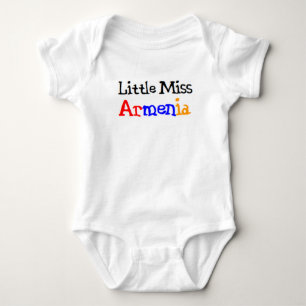 armenian little miss baby bodysuit