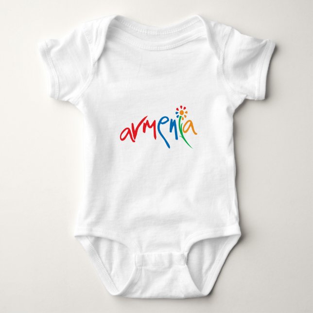 Armenian Official Logo Baby Bodysuit (Front)