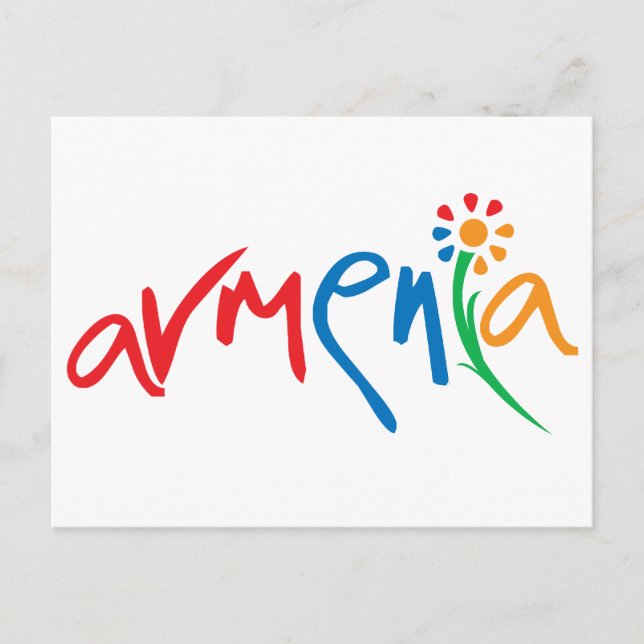 Armenian Official Logo Postcard (Front)