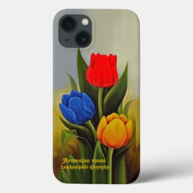 Armenian roses  Հայկական վարդեր/ iphone case (Back)
