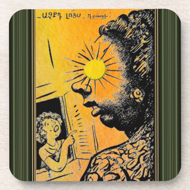 Armenian Saying Coaster (Front)