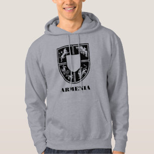 Armenian State Emblem Contemporary Art Hoodie