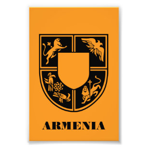 Armenian State Emblem Contemporary Art Photo Print