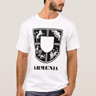 Armenian State Emblem Contemporary Art T-Shirt