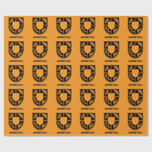 Armenian State Emblem Contemporary Art Wrapping Paper