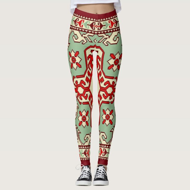Armenian traditional art leggings (Front)