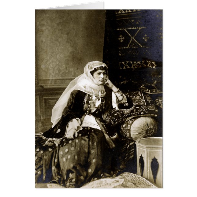 Armenian Woman Traditional Dress, circa 1800's (Front)