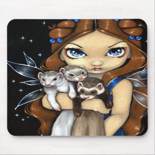 "Armful of Ferrets" Mousepad