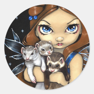 "Armful of Ferrets" Sticker