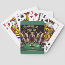 Armidillos Playing Poker