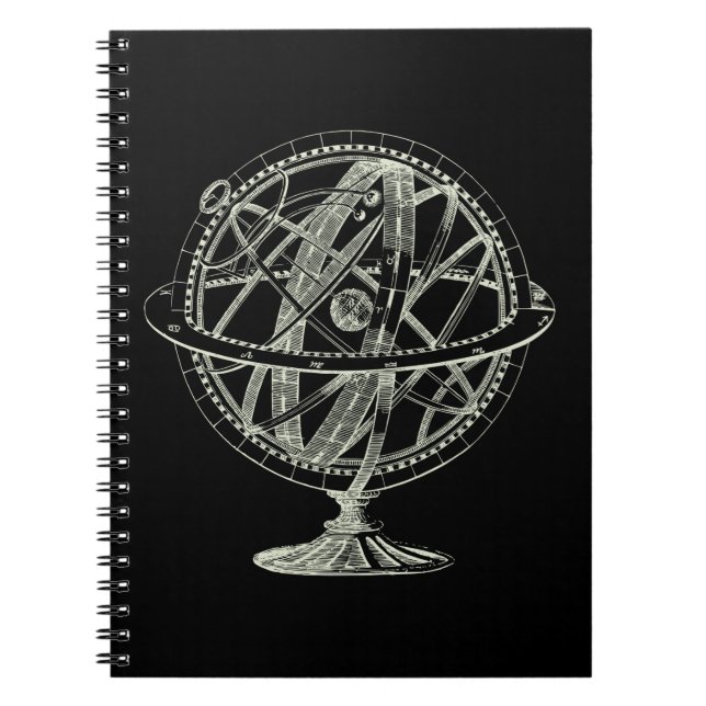 Armillary Sphere Celestial Globe Notebook (Front)