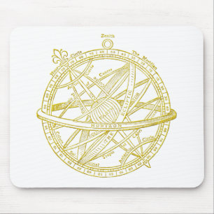 Armillary sphere mouse mat