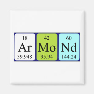 Armond periodic table name magnet