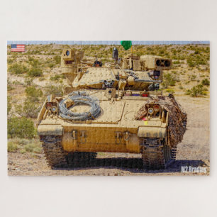 ARMORED PERSONNEL CARRIER M2 Bradley (20x30 inch) Jigsaw Puzzle