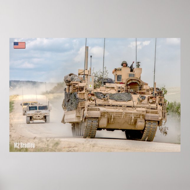 ARMORED PERSONNEL CARRIER - M2 Bradley Poster (Front)
