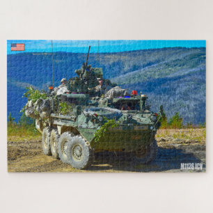 ARMORED PERSONNEL CARRIER - Stryker (20x30 inch) Jigsaw Puzzle