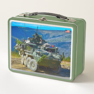 ARMORED PERSONNEL CARRIER - Stryker Metal Lunch Box