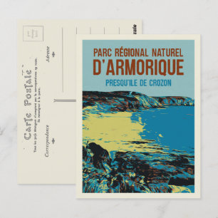 Armorique regional park, Crozon Bretagne France Postcard