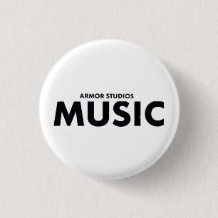 ArmorStudios Text Logo 3 Cm Round Badge