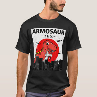 Armosaur Rex Dinosaur Funny Get Well Broken Arm Fo T-Shirt