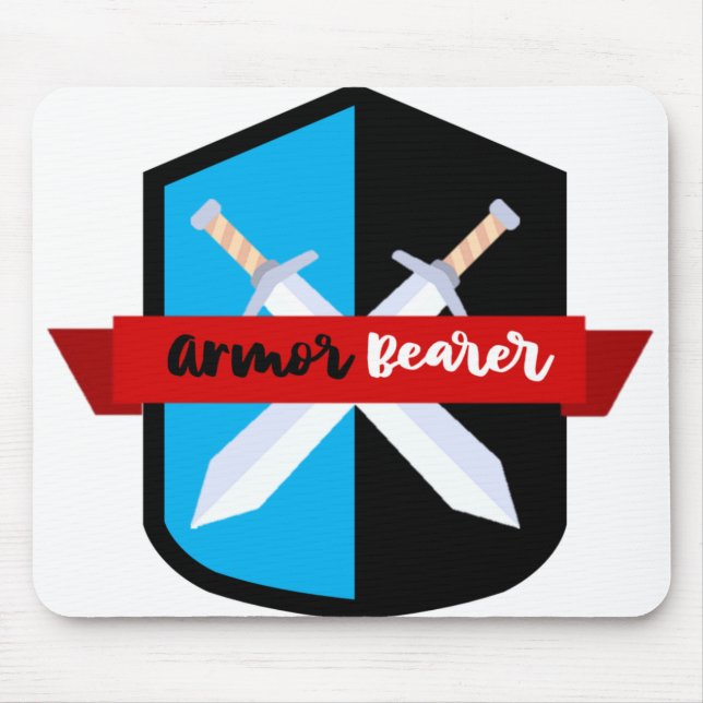 Armour Bearer Swords and Shield Mouse Mat (Front)