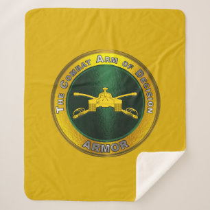 Armour Branch Sherpa Blanket