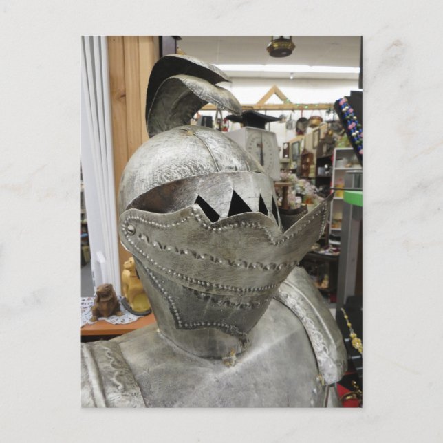 Armour Helmet Postcard (Front)