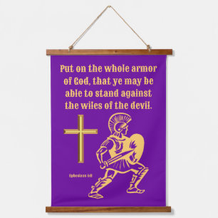 Armour of God Hanging Tapestry