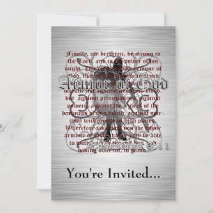 Armour of God Invitation