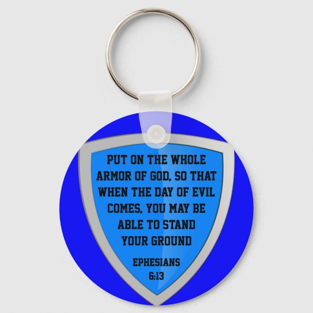 armour of God keychain (Front)