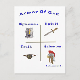 Armour of God products Postcard