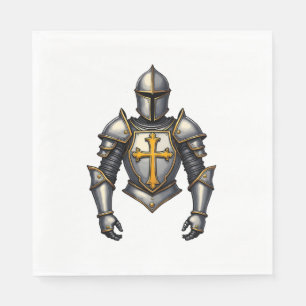 Armour of God Vintage Engraving Christian Shirt (1 Napkin