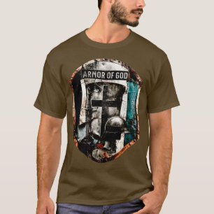 Armour of God WW2 Style Christian Emblem T-Shirt