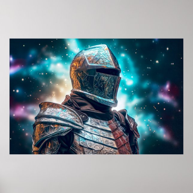 Armour Warrior Fantastic Cosmic Magical Poster (Front)