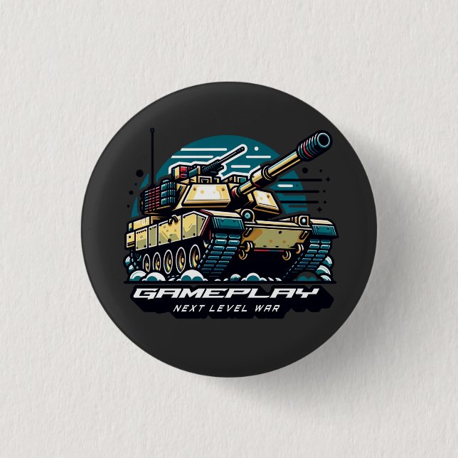 Armoured Battles: Next Level Gaming 3 Cm Round Badge (Front)