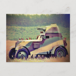 Armoured car Ursus wz 34 Postcard