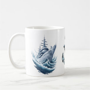 Armoured cruiser Ship Coffee Mug