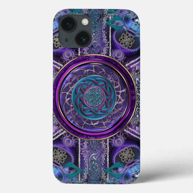 Armoured Fractal Tapestry Celtic Knot iPad Air Cas Case-Mate iPhone Case (Back)