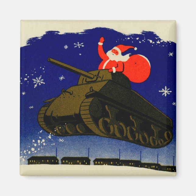 Armoured Santa Magnet (Front)