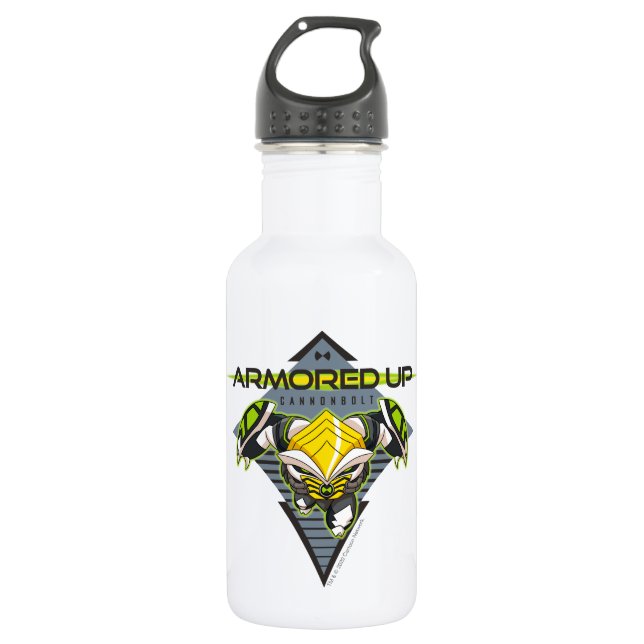 Armoured Up - Omni-Kix Cannonbolt 532 Ml Water Bottle (Front)