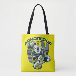 Armoured Up - Omni-Kix Slapback Tote Bag