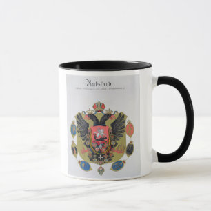 Arms and shield of the state of Imperial Russia, f Mug