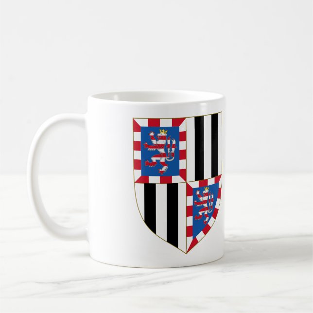 Arms Of Battenberg Mountbatten Coffee Mug (Left)