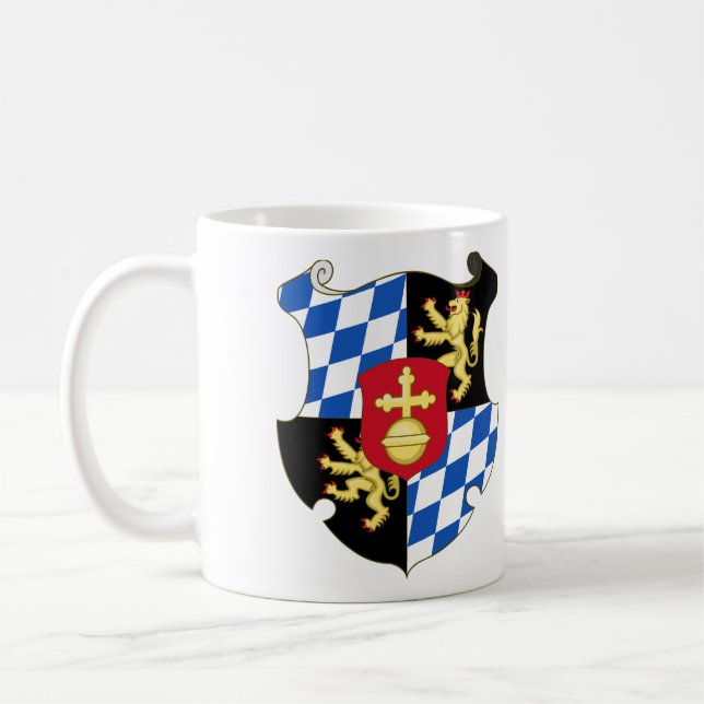 Arms of Charles VII Albert, Holy Roman Emperor Cof Coffee Mug (Left)