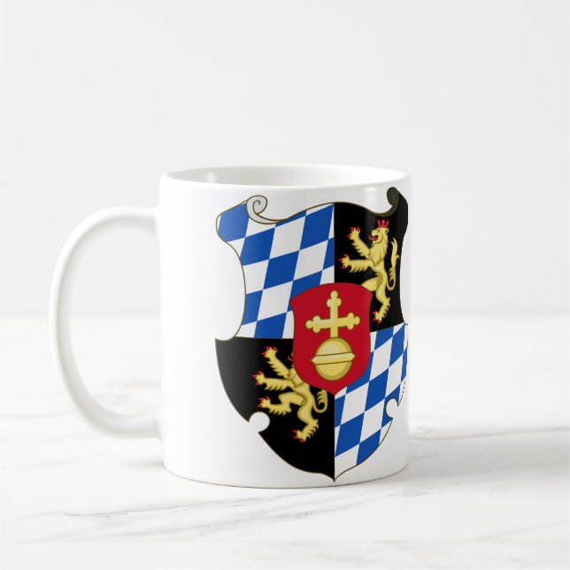 Arms of Charles VII Albert, Holy Roman Emperor Coffee Mug (Left)