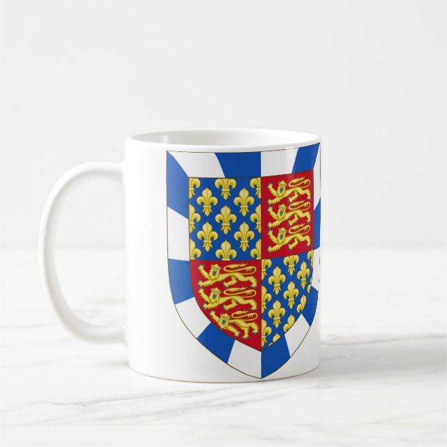 Arms Of John Beaufort Somerset Coffee Mug (Left)