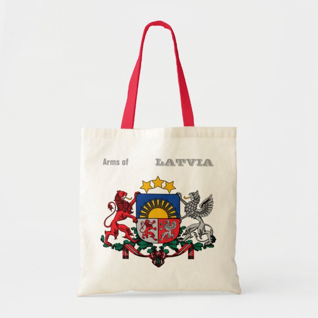 Arms of LATVIA Tote Bag (Front)
