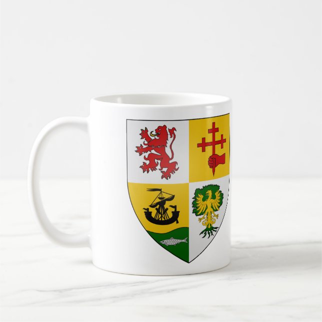 Arms Of Macdonald Of Clanranald Coffee Mug (Left)